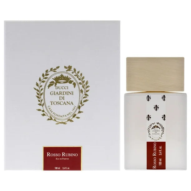 Rosso Rubino by Giardini di Toscana – 100ml – L’Intensità Gourmand tra Agrumi e Legni Toscani